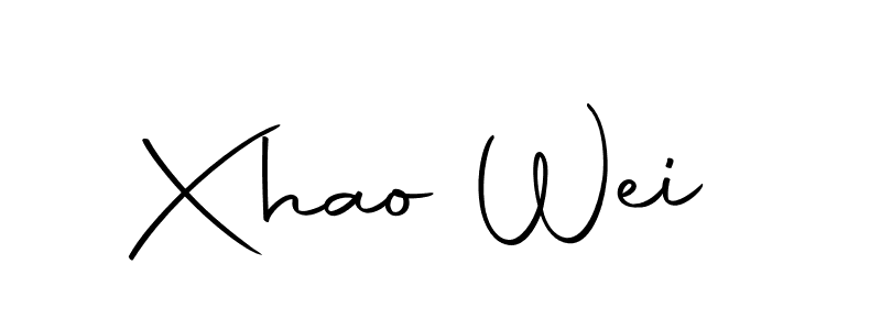 You should practise on your own different ways (Autography-DOLnW) to write your name (Xhao Wei) in signature. don't let someone else do it for you. Xhao Wei signature style 10 images and pictures png