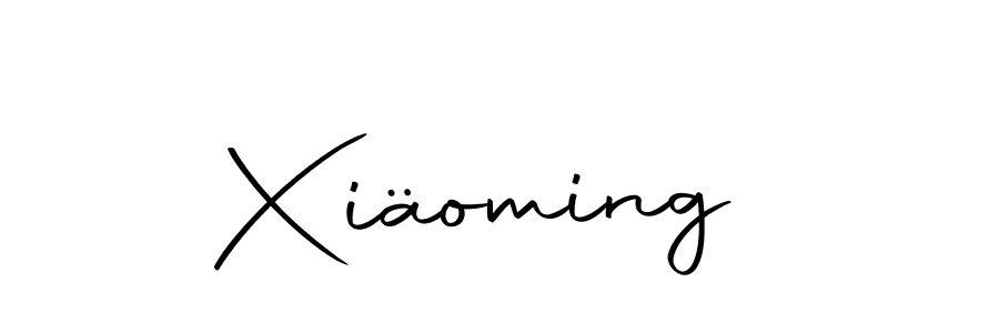 You should practise on your own different ways (Autography-DOLnW) to write your name (Xiäoming) in signature. don't let someone else do it for you. Xiäoming signature style 10 images and pictures png