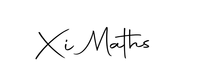 Also we have Xi Maths name is the best signature style. Create professional handwritten signature collection using Autography-DOLnW autograph style. Xi Maths signature style 10 images and pictures png