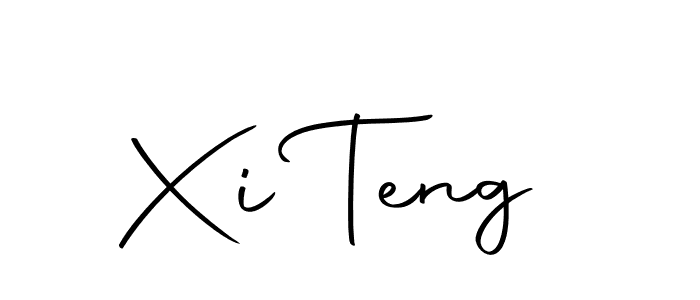 This is the best signature style for the Xi Teng name. Also you like these signature font (Autography-DOLnW). Mix name signature. Xi Teng signature style 10 images and pictures png