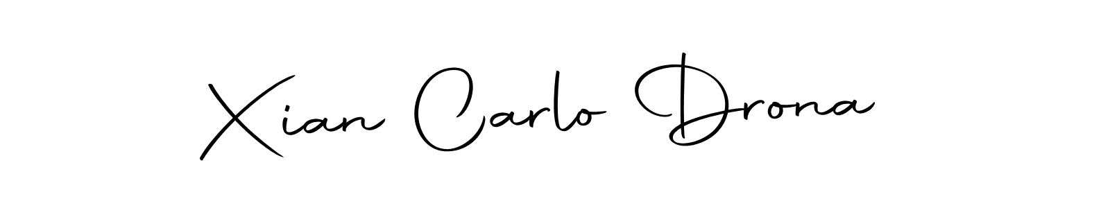 Xian Carlo Drona stylish signature style. Best Handwritten Sign (Autography-DOLnW) for my name. Handwritten Signature Collection Ideas for my name Xian Carlo Drona. Xian Carlo Drona signature style 10 images and pictures png