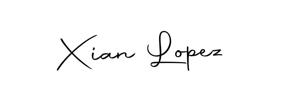 You can use this online signature creator to create a handwritten signature for the name Xian Lopez. This is the best online autograph maker. Xian Lopez signature style 10 images and pictures png