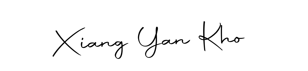 Use a signature maker to create a handwritten signature online. With this signature software, you can design (Autography-DOLnW) your own signature for name Xiang Yan Kho. Xiang Yan Kho signature style 10 images and pictures png
