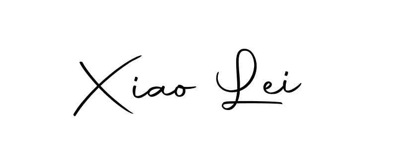 How to make Xiao Lei name signature. Use Autography-DOLnW style for creating short signs online. This is the latest handwritten sign. Xiao Lei signature style 10 images and pictures png