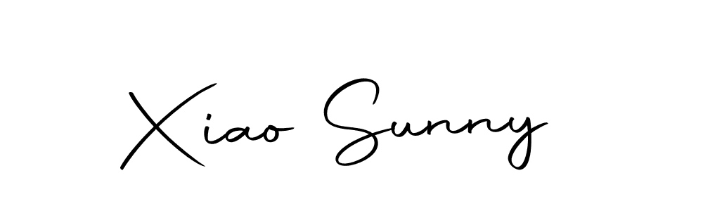 How to make Xiao Sunny name signature. Use Autography-DOLnW style for creating short signs online. This is the latest handwritten sign. Xiao Sunny signature style 10 images and pictures png