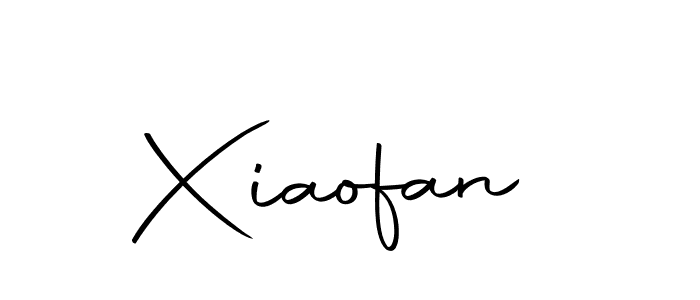 You should practise on your own different ways (Autography-DOLnW) to write your name (Xiaofan) in signature. don't let someone else do it for you. Xiaofan signature style 10 images and pictures png