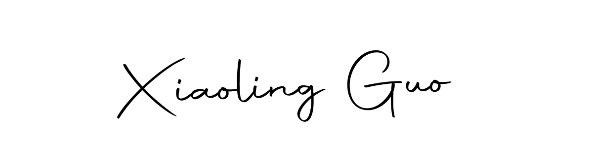 Create a beautiful signature design for name Xiaoling Guo. With this signature (Autography-DOLnW) fonts, you can make a handwritten signature for free. Xiaoling Guo signature style 10 images and pictures png