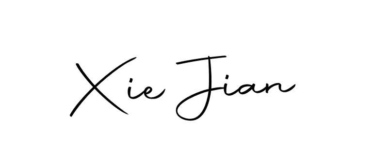 Create a beautiful signature design for name Xie Jian. With this signature (Autography-DOLnW) fonts, you can make a handwritten signature for free. Xie Jian signature style 10 images and pictures png