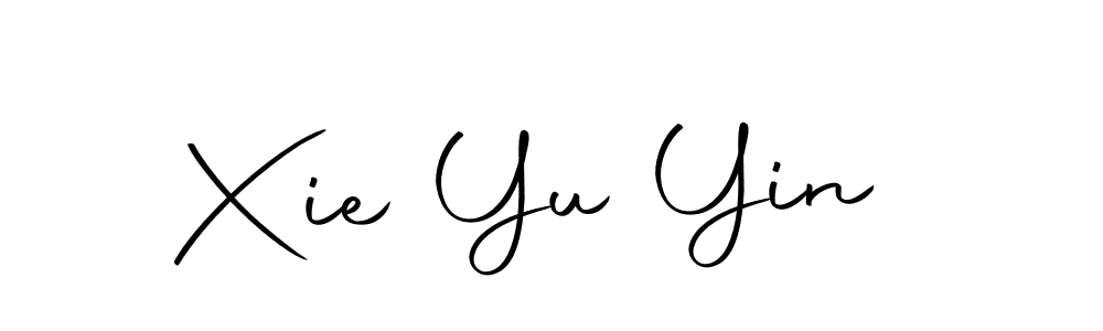 How to make Xie Yu Yin name signature. Use Autography-DOLnW style for creating short signs online. This is the latest handwritten sign. Xie Yu Yin signature style 10 images and pictures png