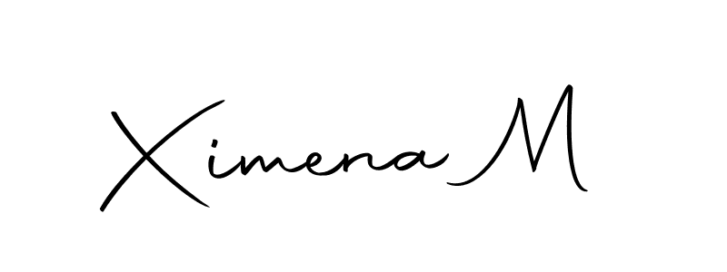Create a beautiful signature design for name Ximena M. With this signature (Autography-DOLnW) fonts, you can make a handwritten signature for free. Ximena M signature style 10 images and pictures png