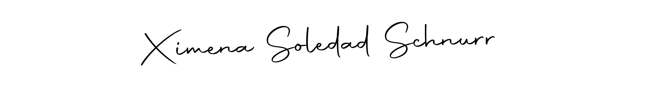 It looks lik you need a new signature style for name Ximena Soledad Schnurr. Design unique handwritten (Autography-DOLnW) signature with our free signature maker in just a few clicks. Ximena Soledad Schnurr signature style 10 images and pictures png