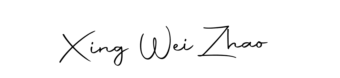 Xing Wei Zhao stylish signature style. Best Handwritten Sign (Autography-DOLnW) for my name. Handwritten Signature Collection Ideas for my name Xing Wei Zhao. Xing Wei Zhao signature style 10 images and pictures png