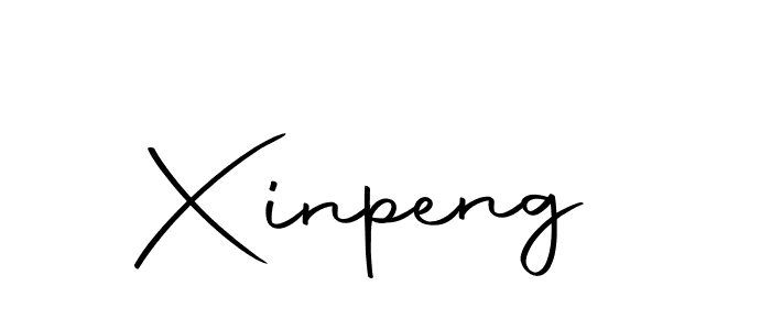 Create a beautiful signature design for name Xinpeng. With this signature (Autography-DOLnW) fonts, you can make a handwritten signature for free. Xinpeng signature style 10 images and pictures png