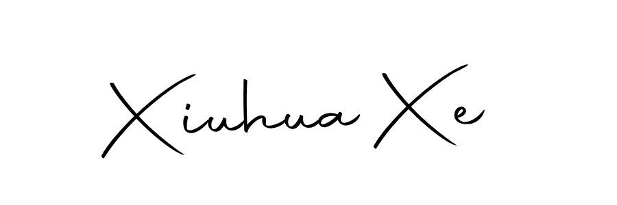 The best way (Autography-DOLnW) to make a short signature is to pick only two or three words in your name. The name Xiuhua Xe include a total of six letters. For converting this name. Xiuhua Xe signature style 10 images and pictures png