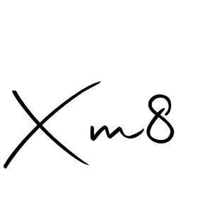 if you are searching for the best signature style for your name Xm8. so please give up your signature search. here we have designed multiple signature styles  using Autography-DOLnW. Xm8 signature style 10 images and pictures png