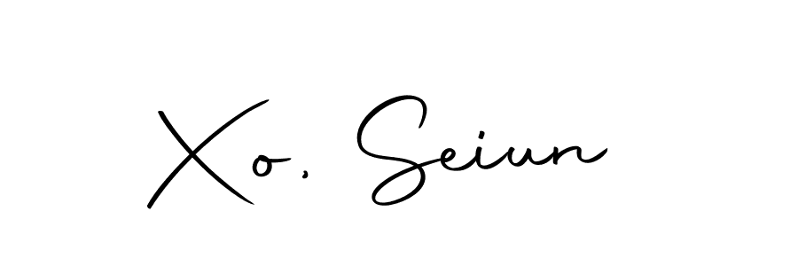 Xo, Seiun stylish signature style. Best Handwritten Sign (Autography-DOLnW) for my name. Handwritten Signature Collection Ideas for my name Xo, Seiun. Xo, Seiun signature style 10 images and pictures png