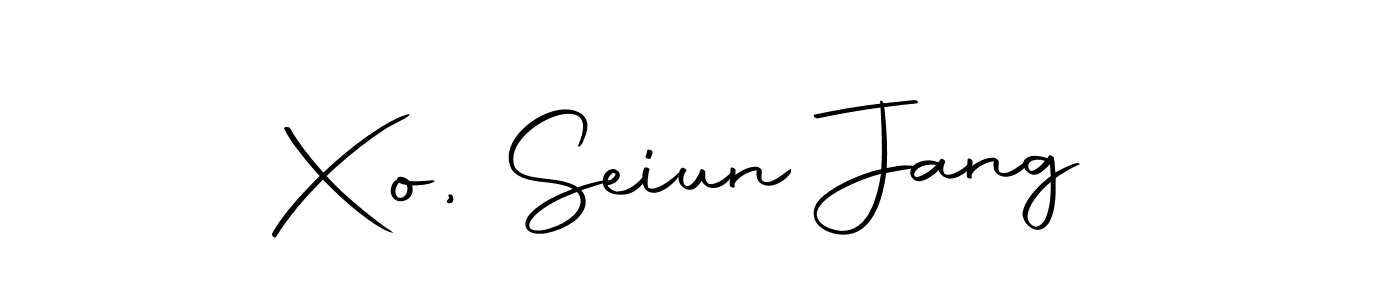 Use a signature maker to create a handwritten signature online. With this signature software, you can design (Autography-DOLnW) your own signature for name Xo, Seiun Jang. Xo, Seiun Jang signature style 10 images and pictures png
