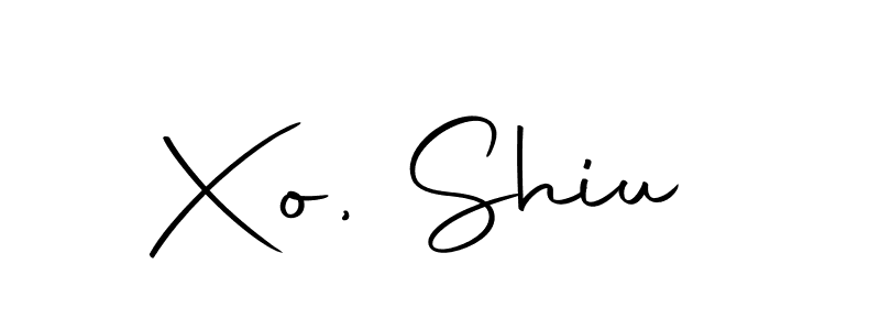 Design your own signature with our free online signature maker. With this signature software, you can create a handwritten (Autography-DOLnW) signature for name Xo, Shiu. Xo, Shiu signature style 10 images and pictures png