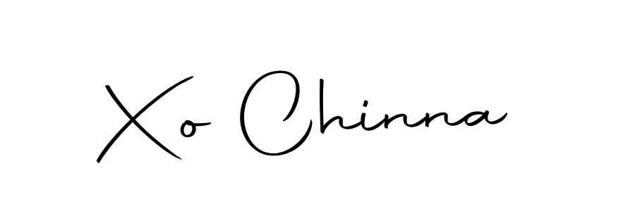 How to make Xo Chinna signature? Autography-DOLnW is a professional autograph style. Create handwritten signature for Xo Chinna name. Xo Chinna signature style 10 images and pictures png