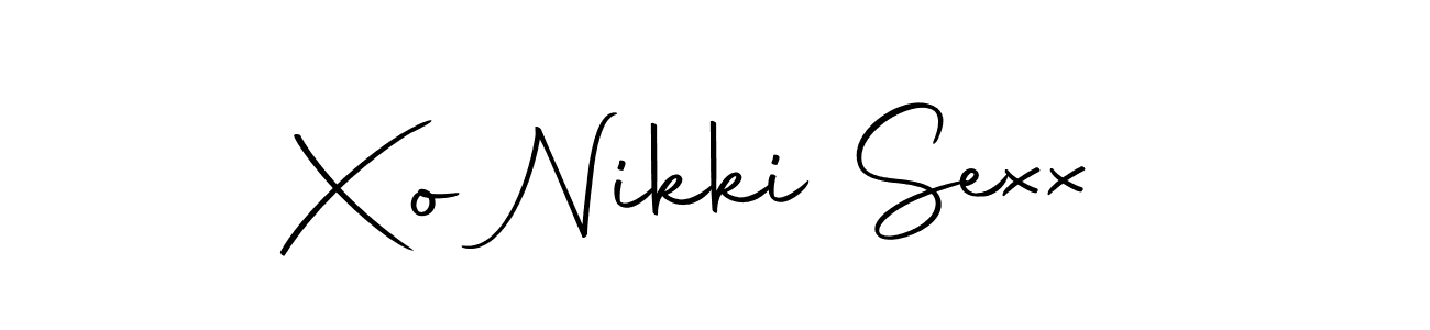 Make a beautiful signature design for name Xo Nikki Sexx. Use this online signature maker to create a handwritten signature for free. Xo Nikki Sexx signature style 10 images and pictures png