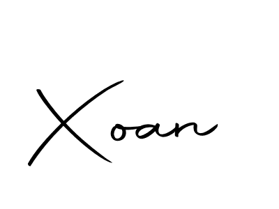 Design your own signature with our free online signature maker. With this signature software, you can create a handwritten (Autography-DOLnW) signature for name Xoan. Xoan signature style 10 images and pictures png