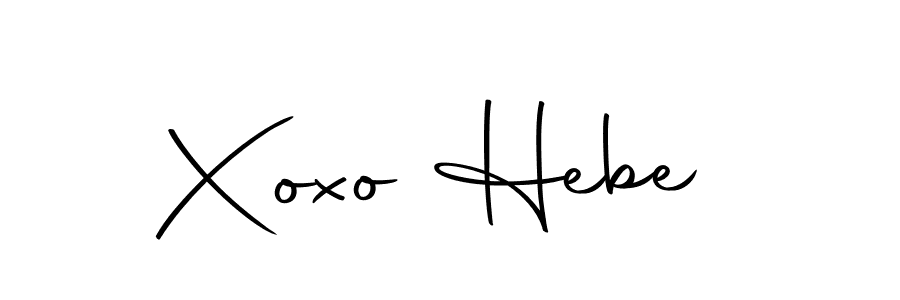 Also we have Xoxo Hebe name is the best signature style. Create professional handwritten signature collection using Autography-DOLnW autograph style. Xoxo Hebe signature style 10 images and pictures png