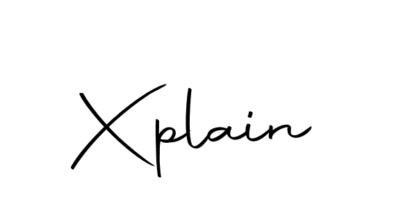 Design your own signature with our free online signature maker. With this signature software, you can create a handwritten (Autography-DOLnW) signature for name Xplain. Xplain signature style 10 images and pictures png