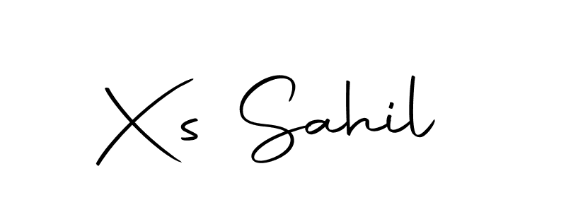 You should practise on your own different ways (Autography-DOLnW) to write your name (Xs Sahil) in signature. don't let someone else do it for you. Xs Sahil signature style 10 images and pictures png