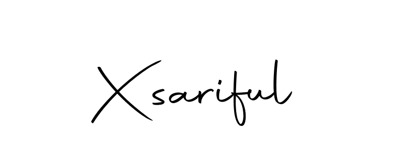 How to make Xsariful name signature. Use Autography-DOLnW style for creating short signs online. This is the latest handwritten sign. Xsariful signature style 10 images and pictures png