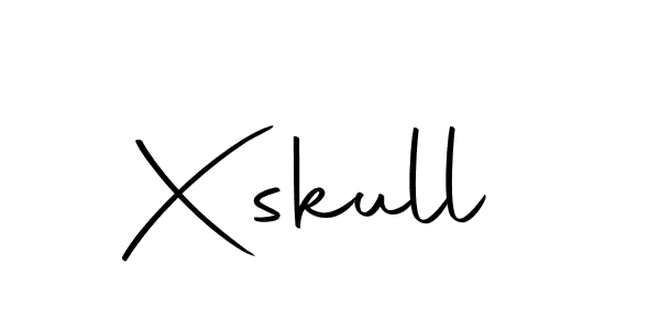 Design your own signature with our free online signature maker. With this signature software, you can create a handwritten (Autography-DOLnW) signature for name Xskull. Xskull signature style 10 images and pictures png