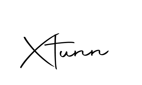 Use a signature maker to create a handwritten signature online. With this signature software, you can design (Autography-DOLnW) your own signature for name Xtunn. Xtunn signature style 10 images and pictures png
