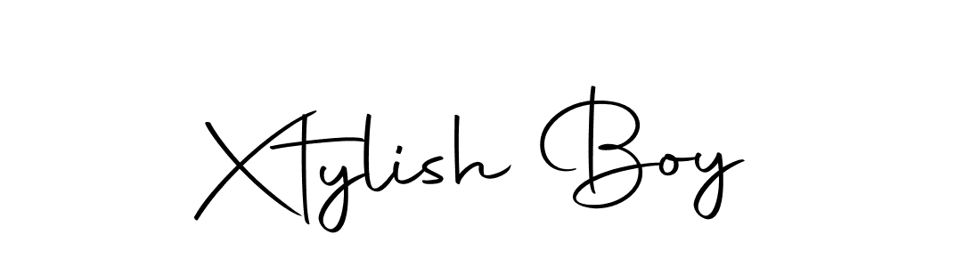 Design your own signature with our free online signature maker. With this signature software, you can create a handwritten (Autography-DOLnW) signature for name Xtylish Boy. Xtylish Boy signature style 10 images and pictures png