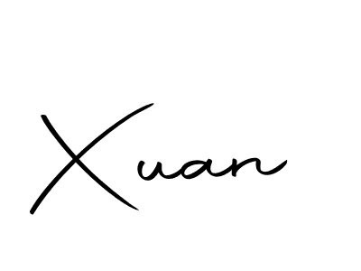 You should practise on your own different ways (Autography-DOLnW) to write your name (Xuan) in signature. don't let someone else do it for you. Xuan signature style 10 images and pictures png