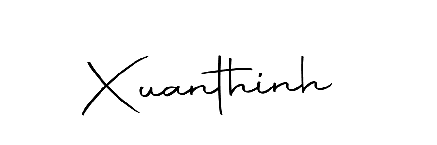 Use a signature maker to create a handwritten signature online. With this signature software, you can design (Autography-DOLnW) your own signature for name Xuanthinh. Xuanthinh signature style 10 images and pictures png