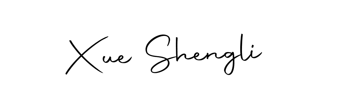 Create a beautiful signature design for name Xue Shengli. With this signature (Autography-DOLnW) fonts, you can make a handwritten signature for free. Xue Shengli signature style 10 images and pictures png