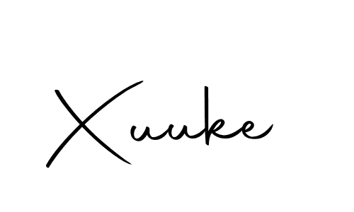 Design your own signature with our free online signature maker. With this signature software, you can create a handwritten (Autography-DOLnW) signature for name Xuuke. Xuuke signature style 10 images and pictures png