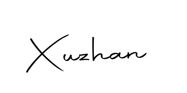 Xuzhan stylish signature style. Best Handwritten Sign (Autography-DOLnW) for my name. Handwritten Signature Collection Ideas for my name Xuzhan. Xuzhan signature style 10 images and pictures png