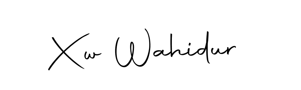 Xw Wahidur stylish signature style. Best Handwritten Sign (Autography-DOLnW) for my name. Handwritten Signature Collection Ideas for my name Xw Wahidur. Xw Wahidur signature style 10 images and pictures png