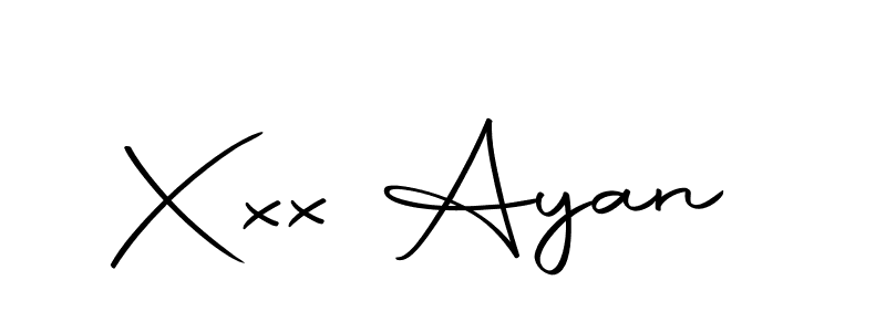 The best way (Autography-DOLnW) to make a short signature is to pick only two or three words in your name. The name Xxx Ayan include a total of six letters. For converting this name. Xxx Ayan signature style 10 images and pictures png
