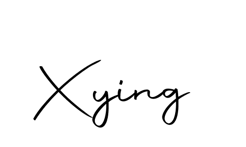 You should practise on your own different ways (Autography-DOLnW) to write your name (Xying) in signature. don't let someone else do it for you. Xying signature style 10 images and pictures png