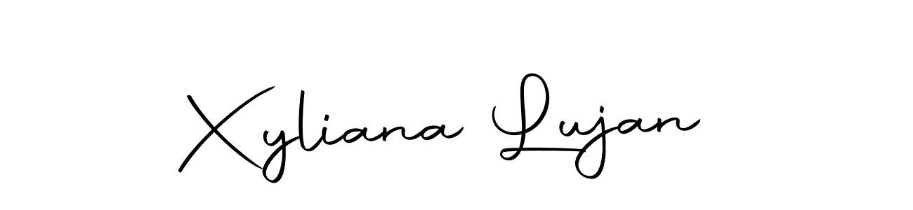 How to make Xyliana Lujan signature? Autography-DOLnW is a professional autograph style. Create handwritten signature for Xyliana Lujan name. Xyliana Lujan signature style 10 images and pictures png