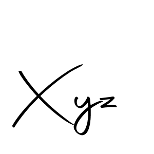 Xyz stylish signature style. Best Handwritten Sign (Autography-DOLnW) for my name. Handwritten Signature Collection Ideas for my name Xyz. Xyz signature style 10 images and pictures png