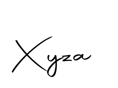 Xyza stylish signature style. Best Handwritten Sign (Autography-DOLnW) for my name. Handwritten Signature Collection Ideas for my name Xyza. Xyza signature style 10 images and pictures png