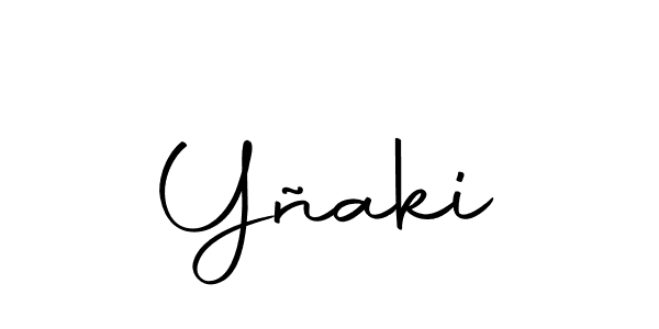 Yñaki stylish signature style. Best Handwritten Sign (Autography-DOLnW) for my name. Handwritten Signature Collection Ideas for my name Yñaki. Yñaki signature style 10 images and pictures png