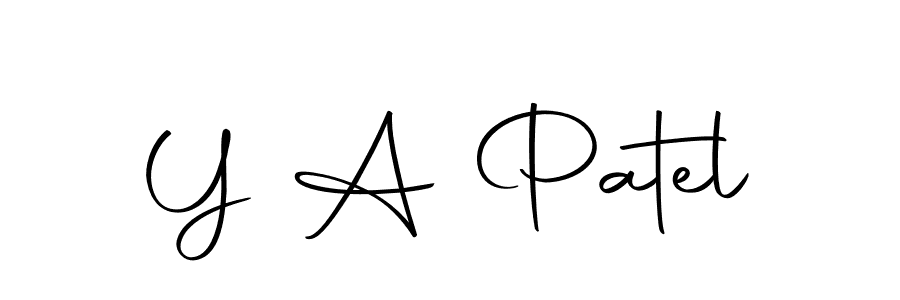 Also we have Y A Patel name is the best signature style. Create professional handwritten signature collection using Autography-DOLnW autograph style. Y A Patel signature style 10 images and pictures png