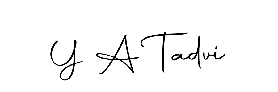 Use a signature maker to create a handwritten signature online. With this signature software, you can design (Autography-DOLnW) your own signature for name Y A Tadvi. Y A Tadvi signature style 10 images and pictures png