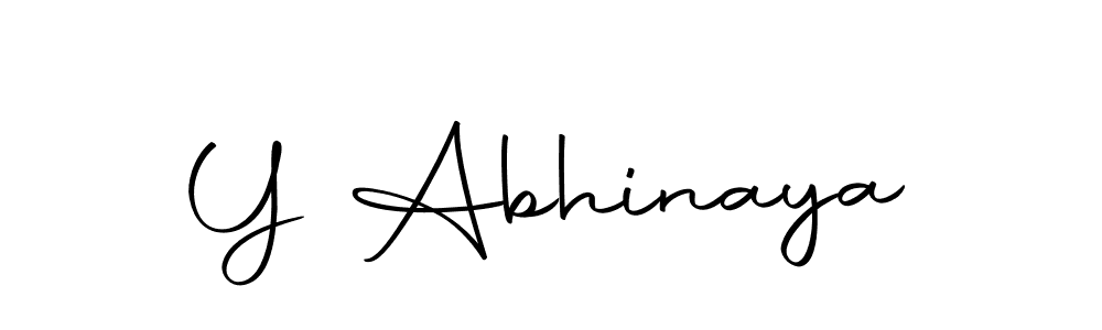 The best way (Autography-DOLnW) to make a short signature is to pick only two or three words in your name. The name Y Abhinaya include a total of six letters. For converting this name. Y Abhinaya signature style 10 images and pictures png