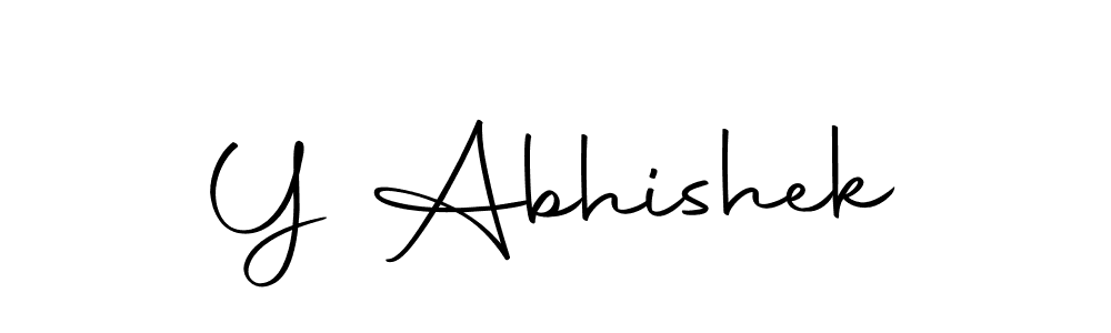Autography-DOLnW is a professional signature style that is perfect for those who want to add a touch of class to their signature. It is also a great choice for those who want to make their signature more unique. Get Y Abhishek name to fancy signature for free. Y Abhishek signature style 10 images and pictures png