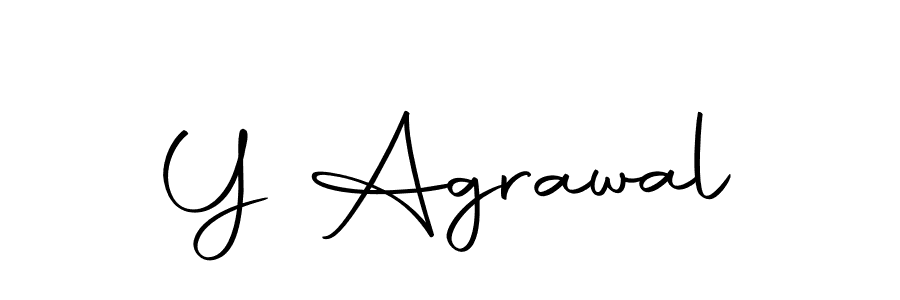 The best way (Autography-DOLnW) to make a short signature is to pick only two or three words in your name. The name Y Agrawal include a total of six letters. For converting this name. Y Agrawal signature style 10 images and pictures png