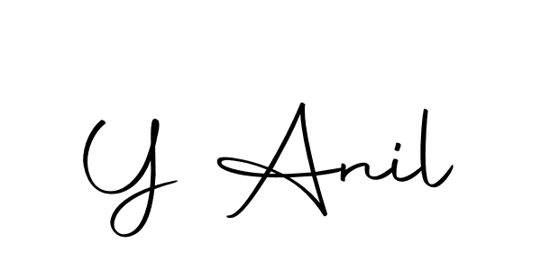 Create a beautiful signature design for name Y Anil. With this signature (Autography-DOLnW) fonts, you can make a handwritten signature for free. Y Anil signature style 10 images and pictures png